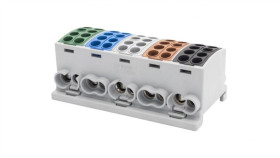 F-Elektro Zacisk Hlk 5X100a-2 (1X25,1X16/1X25,1X16)(3L+N+Pe) F2.0387