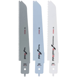 Bosch 2608656934 Jigsaw Blades Set SDS-Clic Fast Cuts in Various Materials