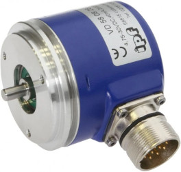 VD580828 Enkoder obrotowy, Ø58mm 65long, wałek pełny 6mm, 2000 impulsów, 4.75-30V DC, -25-85C, push/pull