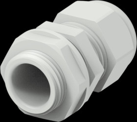 Cable gland, M20, Clamping range 5 to 9 mm, IP68, light gray, 1SNG626031R0000