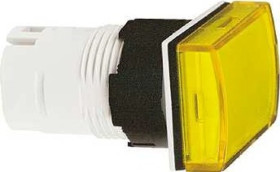 Główka lampki sygnalizacyjnej prostokątna żółta ZB6DV5