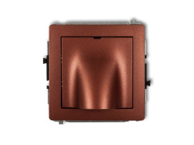 DECO Wypust kablowy brązowy metalik 9DWPK KARLIK