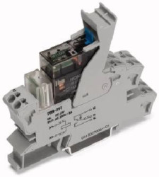 Podstawka z przekaźnikiem 110V DC 1p z ręcznym pobudzeniem 788-344 /1szt./
