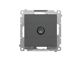 SIMON 55 Gniazdo antenowe TV grafitowy mat TAK1.01/116 KONTAKT SIMON