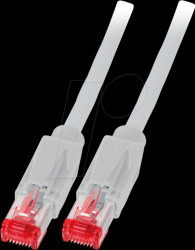 K8051.1 Cat-6, 600 MHz, 1000 MBit, PiMF/1 m/grey