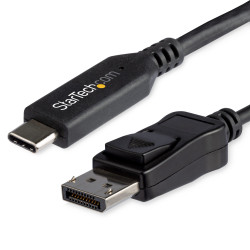Kabel adaptera, 8K, do wyświetlaczy: 1, USB C, USB 3.1, DisplayPort