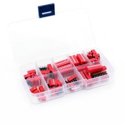 Zestaw przełączników DIP-Switch - 45 szt.