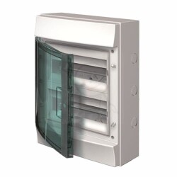 n/t 2x12M IP65 N+PE transparentne ABB MISTRAL65