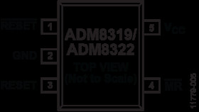 Supervisory Circuit with Manual Reset, Active-Low and Active-High Push-Pull Reset Outputs