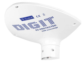 Antena telewizyjna DVB-T/T2 szerokopasmowa filtr 5G biała Telkom-Telmor DIGIT Activa 5G Protected