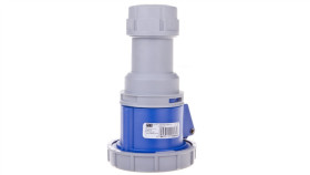 Gniazdo Przenośne 32A 3P 230V Niebieskie Ip67 Turbo Shark 2232-6Ttv