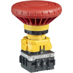 IDEC XW1E-BV513MFR XW Emergency Stop Switch Non-Illuminate 22mm TurnPull 1NO-3NC