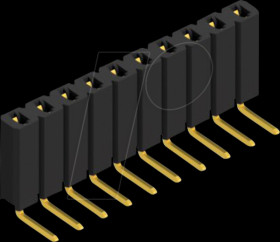 BL 3 10 G Socket, 1-row, 1 x 10 - 2.54 mm