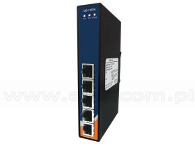 IGS-1050A, Switch przemysłowy niezarządzalny, DIN, 5x 10/1000 RJ-45, obudowa slim