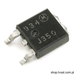 MJD350T4 PNP 300V 0.5A 15W SMD-DPAK MOTOROLA