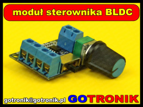 Moduł sterownika silników trójfazowych BLDC