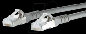 1308452033-E Patch cord RJ45 Cat.6A AWG26 S/FTP LSHF 2.0 m gray