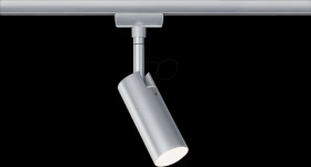 95506 URail LED rail spotlight Tubo, 237 lm, 4.5 W, 3000 K, chrome