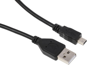 Kabel USB Złącze A USB A Złącze B Mini USB B dł. 500mm Przewód USB USB 2.0 kolor: Czarny