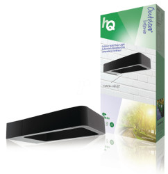 HQLEDWLOUT05 LED Outdoor Wall Light 6 W 120 lm Black