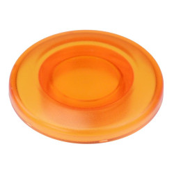 YW9Z-L14A Amber 40mm Lens for illuminated Mushroom Push Buttons IDEC