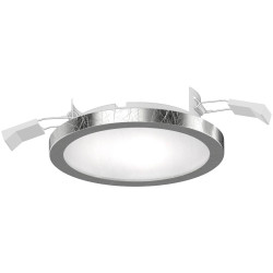 LightMe LM85665 Aqua LED Recessed Light 6W Silver Leaf Glossy