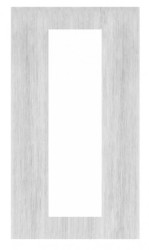 Maskownica pod ramkę CDN-R-L oraz CDN-R2-L (zew. wym. 230x415 mm) zakrywa poprzedni otwór, stal nierdzewna CDN-M-L