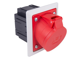 Gniazdo tablicowe skośne 16A 3P+Z+N 380v 415-6pkr PCE