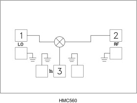 GaAs monolithic microwave integrated circuit (MMIC) double-balanced mixer chip and surface mount technology (SMT), 24 GHz to 40