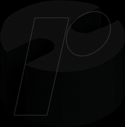 MAH 302 LED spacer for 3 mm LEDs, Ø 3,8 x 2,0 mm, PVC, black