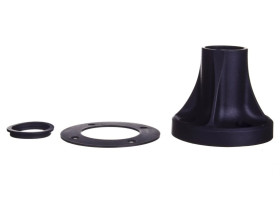 Cokół mocujący tworzywo czarny poziomy XVBZ01