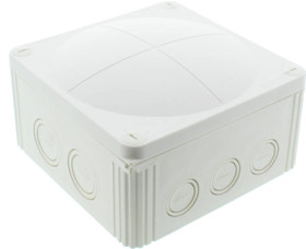 Cable junction box, no. of entries: 4, 10 mm², white, IP66/IP67, 10062210