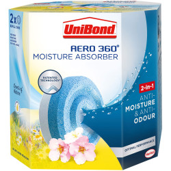 UniBond 2631292 AERO 360&#xBA; Moisture Absorber Wildflower Meadow Refills (Pack 2)