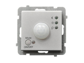SONATA Czujnik ruchu elektroniczny srebro mat ŁP-16R/m/38 OSPEL