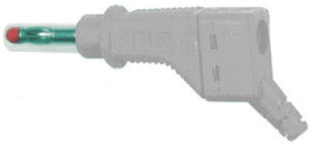 Adapter z wtykiem bananowym Męski Śruba typ Wtyk bananowy Szary 32A Staubli rozmiar 4 mm