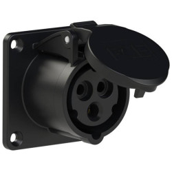 pieceE 413-6f66 CEE CARA Add-on Socket 16A 3-Pin 230V Lockable