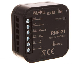 Radiowy nadajnik dopuszkowy 4-kanałowy 230V RNP-21 EXL10000020