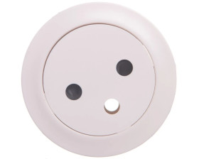 CELIANE Plakietka gniazda pojednynczego 2P/2P+Z biała 068111