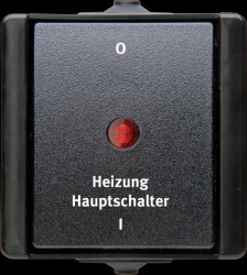 541305008 proAQA main heating switch, black