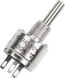 PRV6 Fully Sealed Potentiometer Cermet or Conductive Plastic