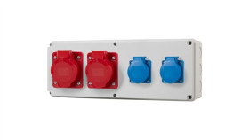 Rozdzielnia Horizontal S - Gniazda 16A 5P, 32A 5P, 2X230v