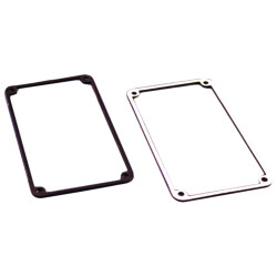 Seal, silicone, (L) 92.5 mm, black, for series 1590A, 1590AGASKET, package with 2 pieces