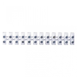 Kostka łączeniowa terminal block 12×6,00 mm biała EMOS A4006