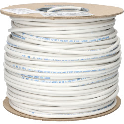 UniStrand 0.5mm 3A 3 Core 2183Y White Mains PVC Flexible Cable 100M Reels