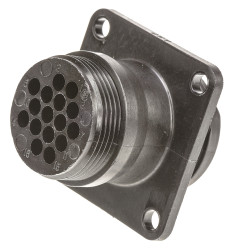 Złącze wielostykowe przemysłowe 16-pinowe, panelowe Wtyczka TE Connectivity