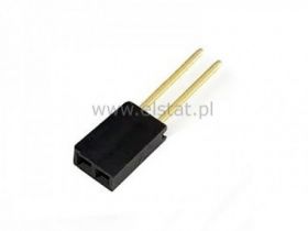 Złącze goldpin żeńskie do druku długie 2-piny