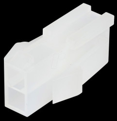 5559-02P / 3901-2021 Molex crimp housing - Mini-Fit Jr. - 2 x 1 pin - connector