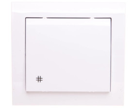 KIER Łącznik krzyżowy biały ŁP-4W/00