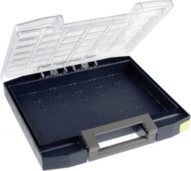 Small parts case, without drawers, blue, (W x D) 241 x 225 mm, BOXXSER 55 4X4-0
