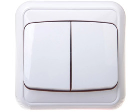 COSMO Łącznik świecznikowy biały 300405